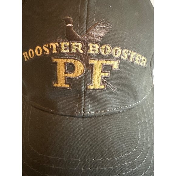 Rooster Booster PF Embroidered Green Baseball Cap Adjustable - Picture 2 of 6